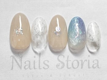 ネイルズ ストーリア(Nails Storia Salon&School)/シンプルデザイン