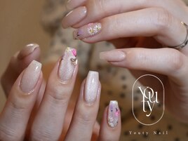 小花柄マグネット
