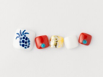 ティアリーネイル コレットマーレ店(Tiary Nail)/パイナップルネイル