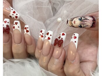 ドットミーバイシュエット(dot Me by chouette)の写真/【オールジャンル対応できる高技術★】持ち込み画像の組み合わせ自由!手書きアート~今話題の痛ネイルも◎