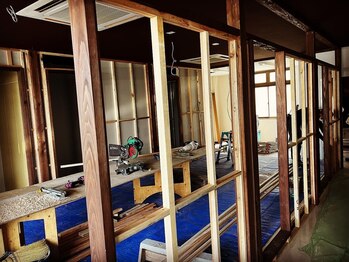 酵素風呂 チル/改装工事