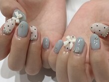 エイト アイラッシュアンドネイル 大宮店(eight)/水色ガーリーデザイン