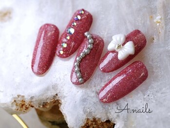 エーネイルズ 心斎橋(A.nails)/フラッシュリボン