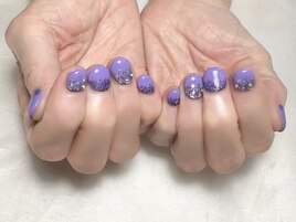 purple×glitter×stone～