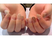アートネイル アルファ(Art Nail ALUFA)/チェックのミラーアート