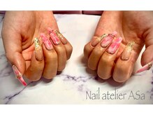 アーザ 吉祥寺(ASa)/大理石リングネイル☆