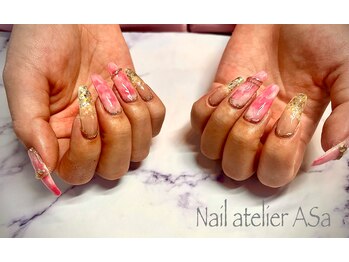 アーザ 吉祥寺(ASa)/大理石リングネイル☆