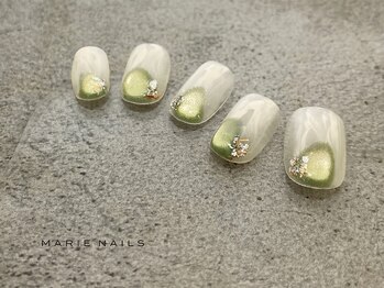 マリーネイルズ 近鉄あべのハルカス店(MARIE NAILS)/新規様7000円 ぷっくり 0521a