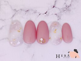 デート　金箔　シェル　クリア