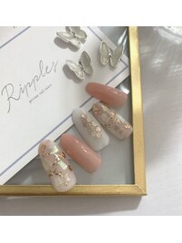 春シェルネイル