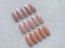 アバネイル 名駅店(AVA NAIL)/透け感ワンカラー×ラメ