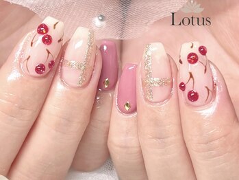 ロータス ネイルアンドアイラッシュ(Lotus)/さくらんぼネイル