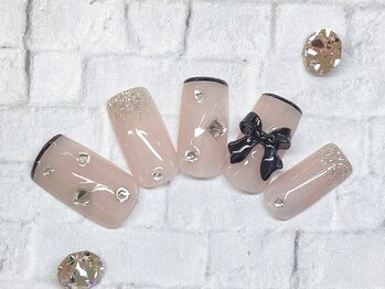 アルセア 上野御徒町店(Alcea)/ちゅるんネイル　リボン