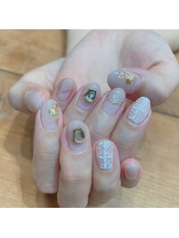 ニュアンスネイル/夏ネイル
