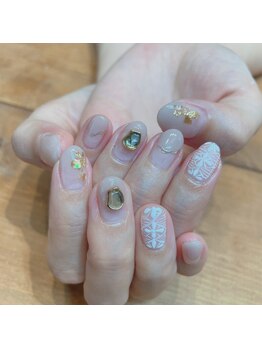 アトリエ ツメ(atelier TsuMe)/ニュアンスネイル/夏ネイル
