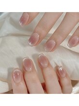 ピュアアンドリッチネイルサロン(Pure&Rich Nail Salon)/チークマグネットネイル