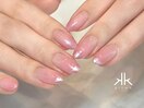 オーロラミラーネイル(みな)