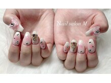 ネイルサロン M/持ち込みデザイン　8640円