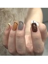 大人シンプルネイル