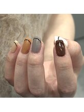 サロンリアンジュ ひたちなか店(Salon Liange)/大人シンプルネイル