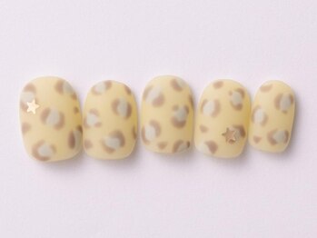 ジェミーネイル エビス(Jemiy nail ebisu)/ヒョウ柄マットアート11560yen