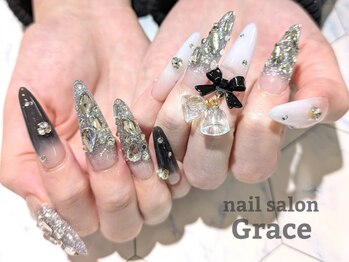 ネイルサロン グレイス(Grace)の写真/【エリアTOPの実力店】スカルプやり放題クーポンが大人気◎持ち込みデザインＯＫ☆パーツ豊富!本厚木駅すぐ