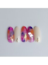 エトワール 大垣店(Etoile)/タイダイとシェルネイル☆