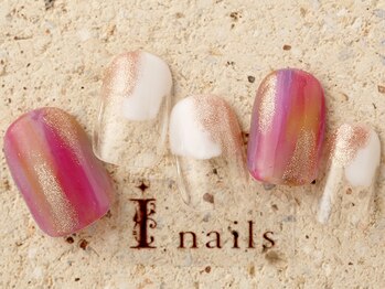 アイネイルズ 町田店(I nails)/クリアビビット塗りかけ7480円