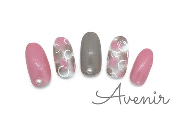 アヴィニール 表参道(Avenir)/クリアドット　ネイル