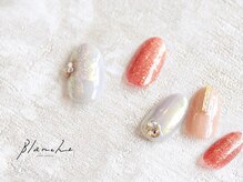 ブランシュ(BLANCHE)/ミラーネイル×お花