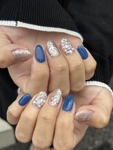 はあとねいる 宇都宮御幸ヶ原店/埋め尽くし風きらきらネイル