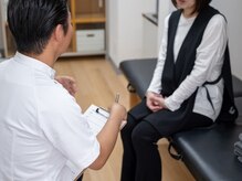 ルピナス 広島整体院の雰囲気（まずはカウンセリングから。お悩みをしっかりヒアリングします。）