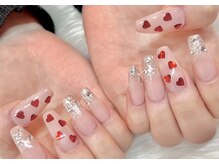 キレイエ ネイルズ(KIREIE NAILS)/キラキラ ハート ホログラム 