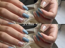 ワイズエディットネイル 神戸元町(y's Edit Nail)/計4本アート/フィルイン/元町