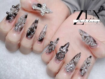 ゼン ネイル デザイン 池袋(ZEN NAIL DESIGN)/ 長さだしやり放題×つけ放題