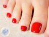 maho.I指名予約☆フットジェルネイルうるつやワンカラー¥7700