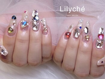 リリーシェ(Lilyche)/宝石ネイル ワンホン 韓国