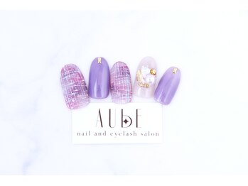 オーブ(AUBE)/2月マンスリーネイル10800円
