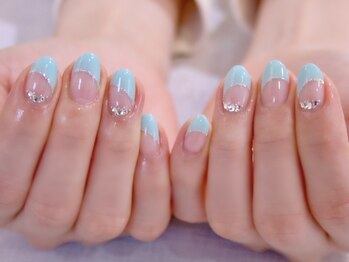 ラルネイル 大宮(Lull. nail)/＊ティファニー＊フレンチ＊