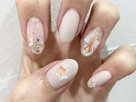 ステンドグラスネイル☆