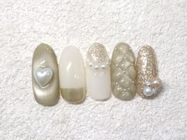 ２月新作 上品パールネイル702g3