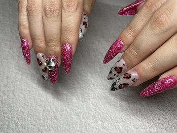 ネイルズ ナスカ(Nails NAZCA)/平成ギャル　ロングスカルプ