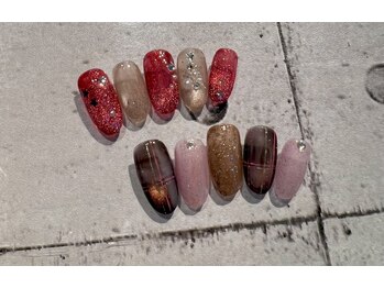 ミンツ 北浜店(Mint's)の写真/定額デザイン5104円～★シンプルなデザイン～トレンドデザインまでサンプル多数！フットメニューも有り♪