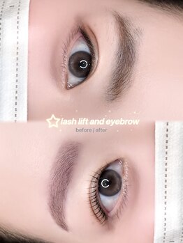 メル(meru)/eyebrow × lash lift
