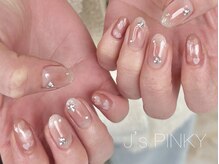 ネイルスペース ジェイズ ピンキー(NAIL SPACE J's PINKY)/大人チークネイル