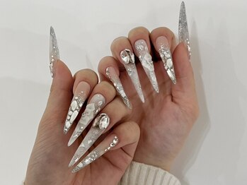 Sincia Nail.c【シンシアネイルドットシー】大曽根　スカルプ/美フォルム/フィルインの写真/【エリア希少☆】圧倒的美フォルム×高技術スカルプ！透明感溢れるデザインからスーパーロングまで◎