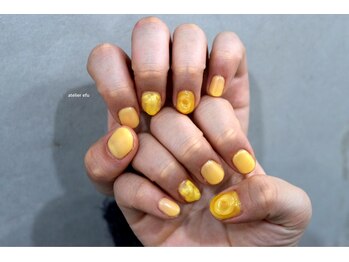 ネイルサロン アトリエ エフ(atelier efu)/【ミキ担当】ぽこぽこパインあめ