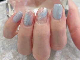 筆跡ネイルデザイン