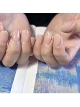 プリュネ(Prune)/ベージュ/シンプル/艶