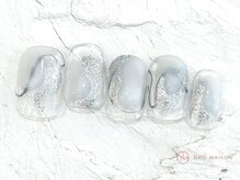 ネイルメゾン 池袋店(NAIL MAISON)/キラッもやッ￥5800